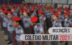 Inscrição Colégio Militar 2022